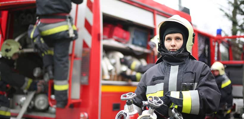 Marcas y tipos de pruebas físicas de bombero para mujeres